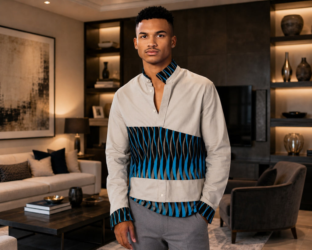 Earthscape Pillar Shirt - Beige